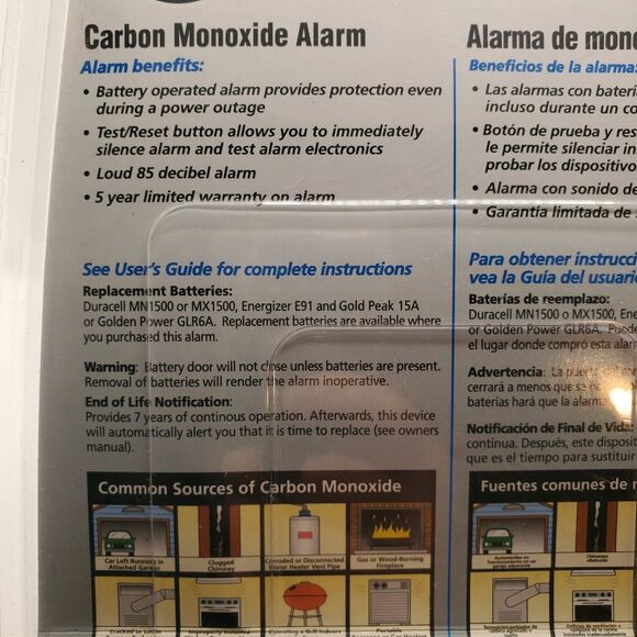 Code One Kidde KN-COB-LP2 Carbon Monoxide Alarm Detector - Picture 6 of 9